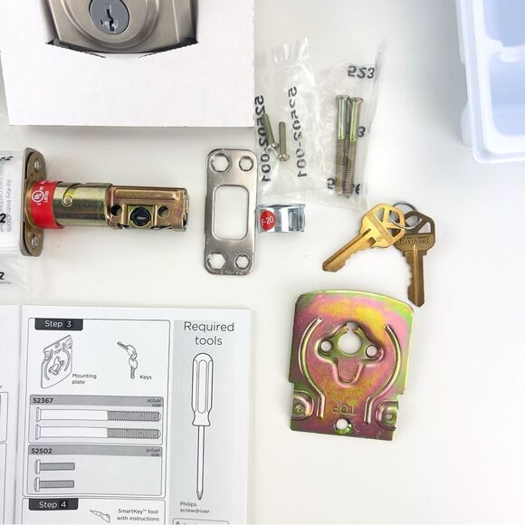 Kwikset Smartcode 270 Touchpad Electronic Lock Satin Nickel Finish - Picture 4 of 8